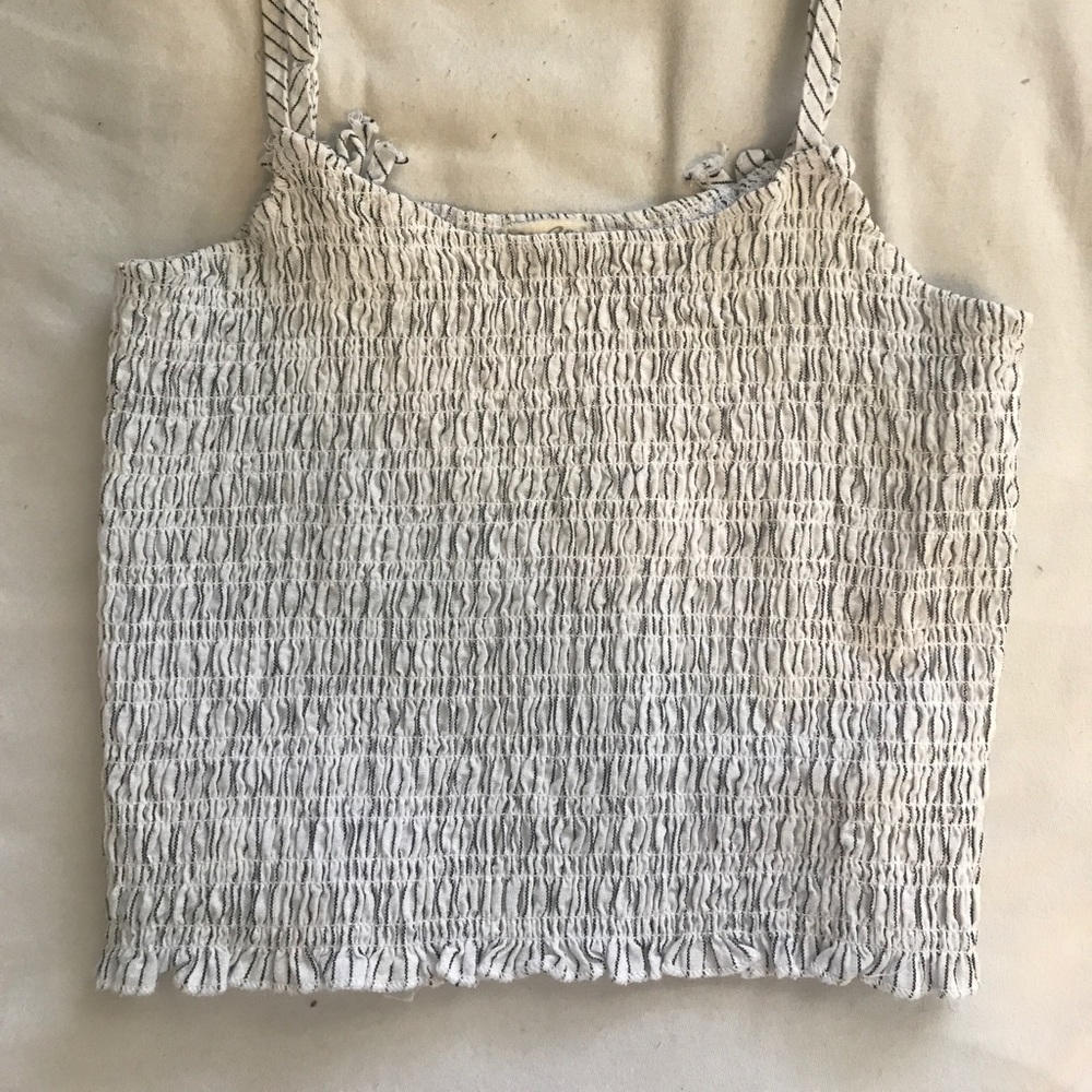 Brandy Melville Ally Tank Salt and Pepper